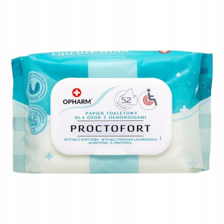nawilżany papier toaletowy proctofort